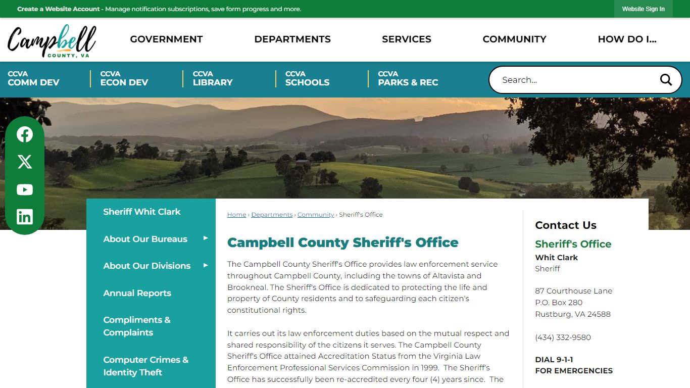 Campbell County Sheriff's Office | Campbell County, VA